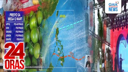 24 Oras: (Part 3) Pagtaas sa presyo ng ilang handa sa media noche; bisperas at mismong araw ng bagong taon, posibleng ulanin; paghahanda sa Kapuso Countdown to 2025, atbp.