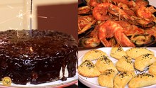 Spaghettis aux fruits de mer, Banadhej, Gâteau chocolat noisette - Koujinetna haka 4 EP 42