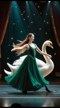 Magical Transformation of a Swan into a Girl on AGT #agt #magic #viralshort #shorts #usa