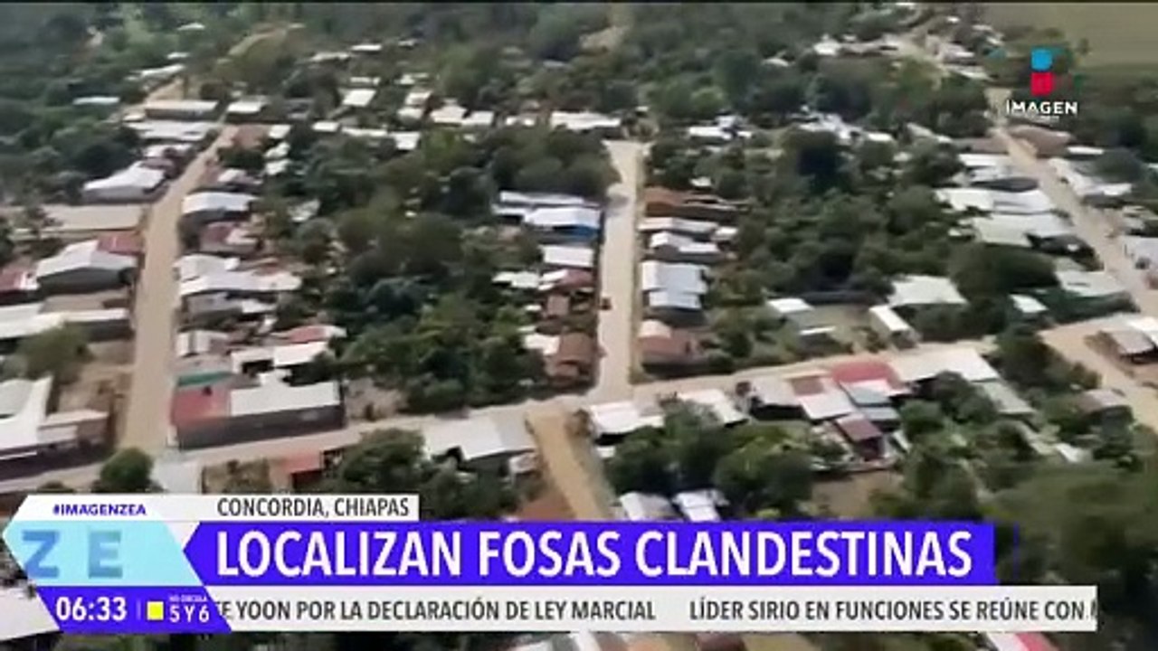 Localizan 2 fosas clandestinas en La Concordia, Chiapas