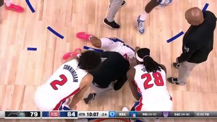 Jaden Ivey se fractura el peroné izquierdo en el Pistons vs Magic