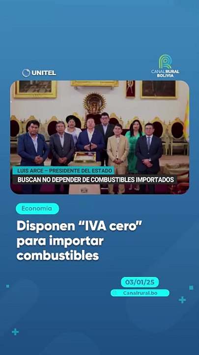 Disponen “IVA cero” para importar combustibles