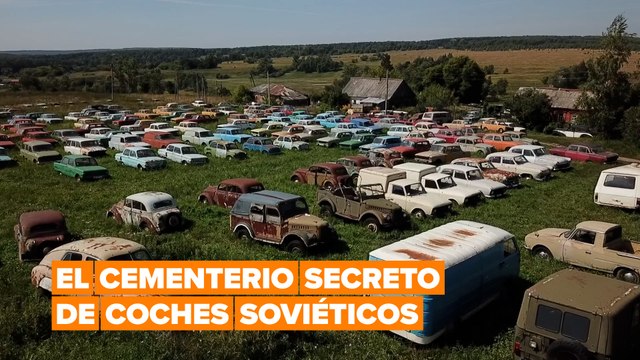 Cientos de coches soviéticos descansan en un cementerio a pocas horas de Moscú