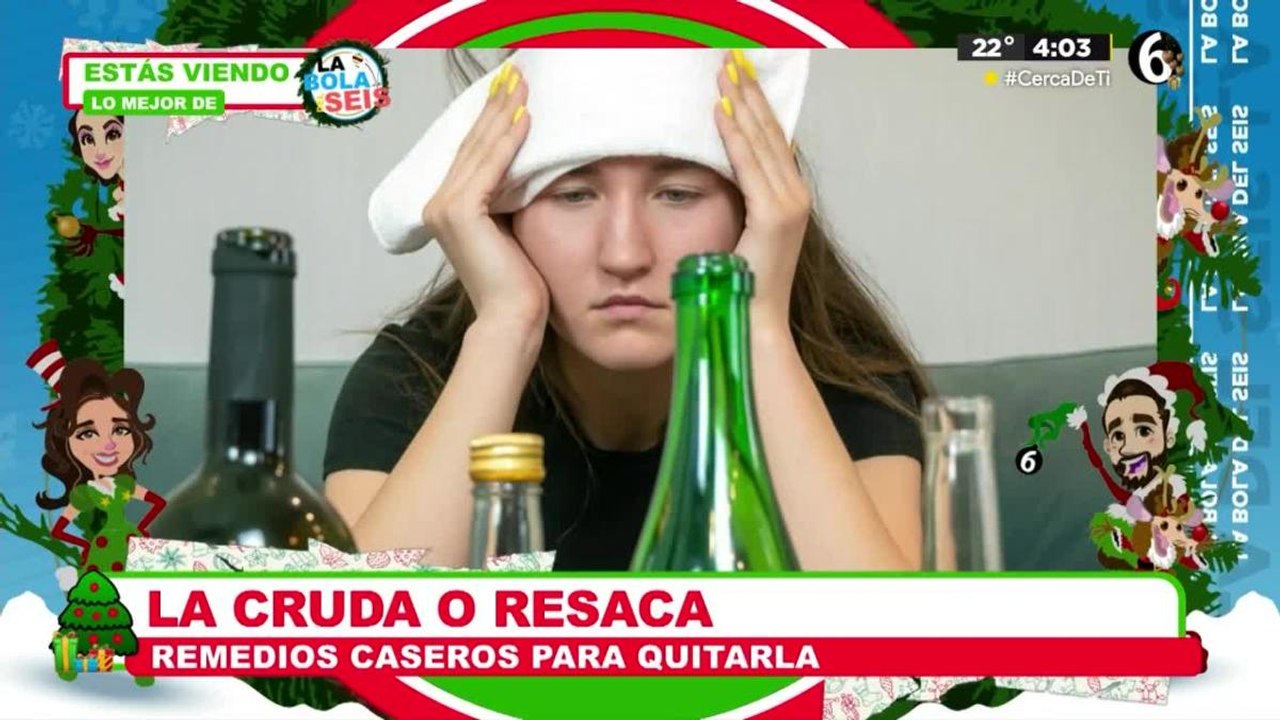 Remedios caseros para quitar la resaca