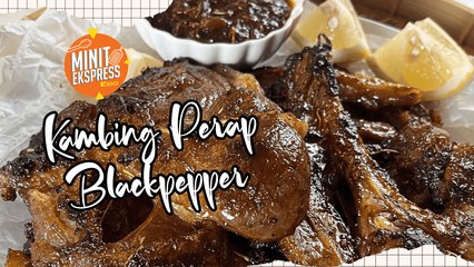 Kambing Perap Blackpepper, Rasa Premium Tapi Perap Di Rumah Je