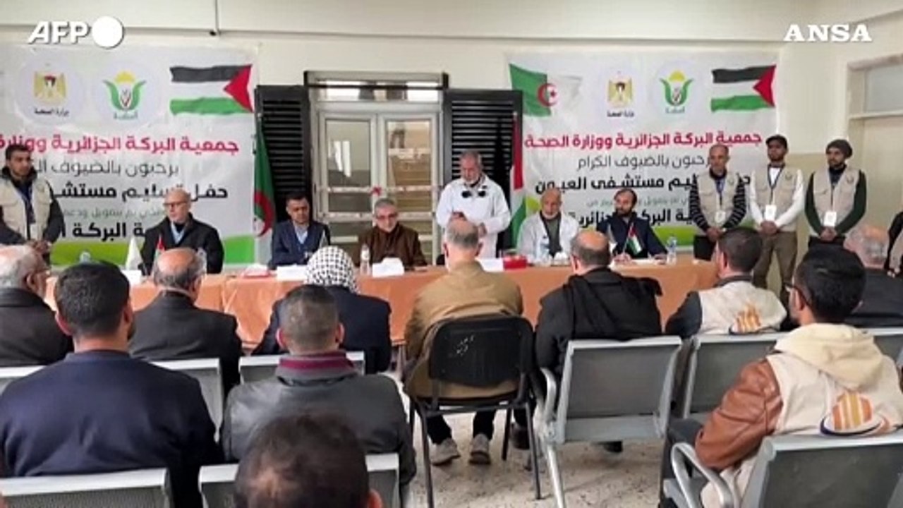 Gaza,  un ospedale riapre un anno dopo essere stato distrutto da Israele