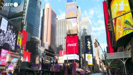 Capodanno: New York, i controlli della polizia a Times Square