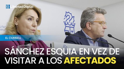 El Consell critica que Sánchez prefiera esquiar a visitar a los afectados