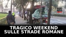 Auto contro bus Atac, muore 44enne in via Prenestina