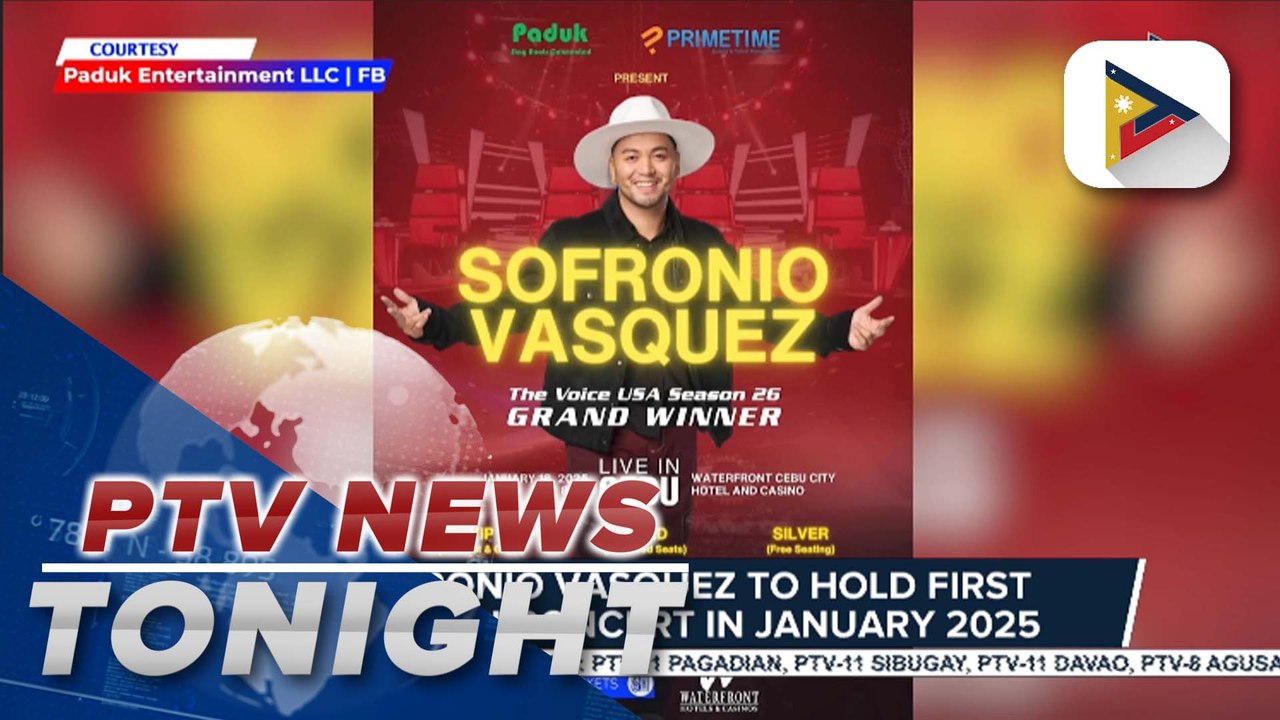 Sofronio Vasquez to hold first solo PH concert in January 2025