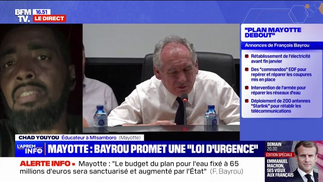 Mayotte: Les promesses et les engagements du gouvernement n'engagent que ceux qui y croient , affirme Chad Youyou, éducateur