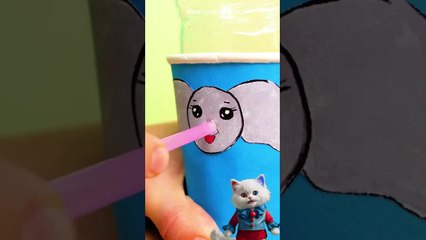 Aww 😻DIY Mini Water Dispenser 💕 For Little One