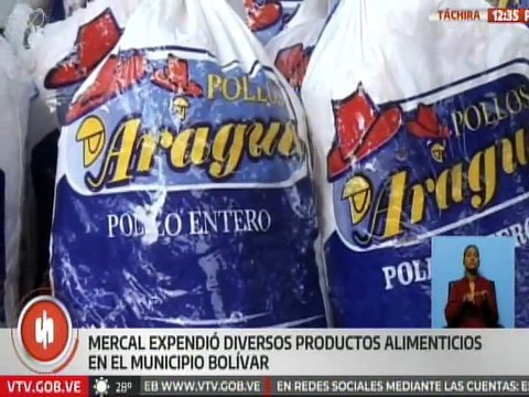 Mercal benefició más de mil 900 familias San Antonio del Táchira con entrega de alimentos
