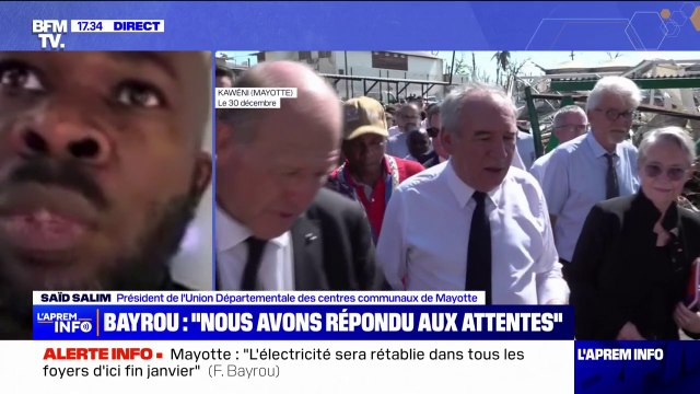 On attend de voir : à Mayotte, les habitants satisfaits des annonces de François Bayrou, mais sceptiques sur la réalisation
