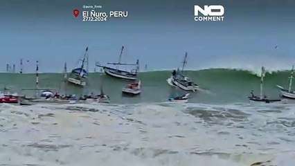 Unprecedented Large Waves Hit South American Coasts, Causing Damage and Loss of Life 🌊