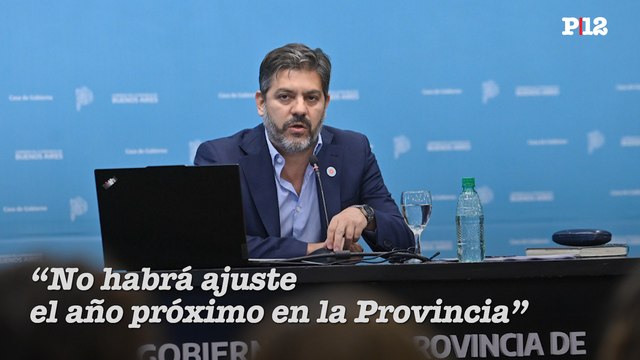 Bianco aseguró que no habrá ajuste en la Provincia y detalló el estado del Presupuesto 2025 en PBA