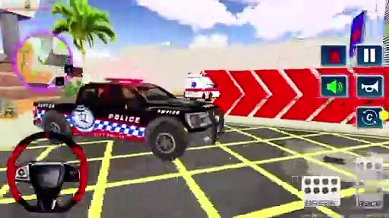 Car driving cop simulator gameplay