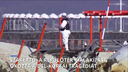 Szakértő: nem a gép hibája, hanem a repülőtér hibás kialakítása okozta a dél-koreai katasztrófát