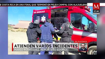 Fin de semana plagado de incidentes en el Nevado de Toluca