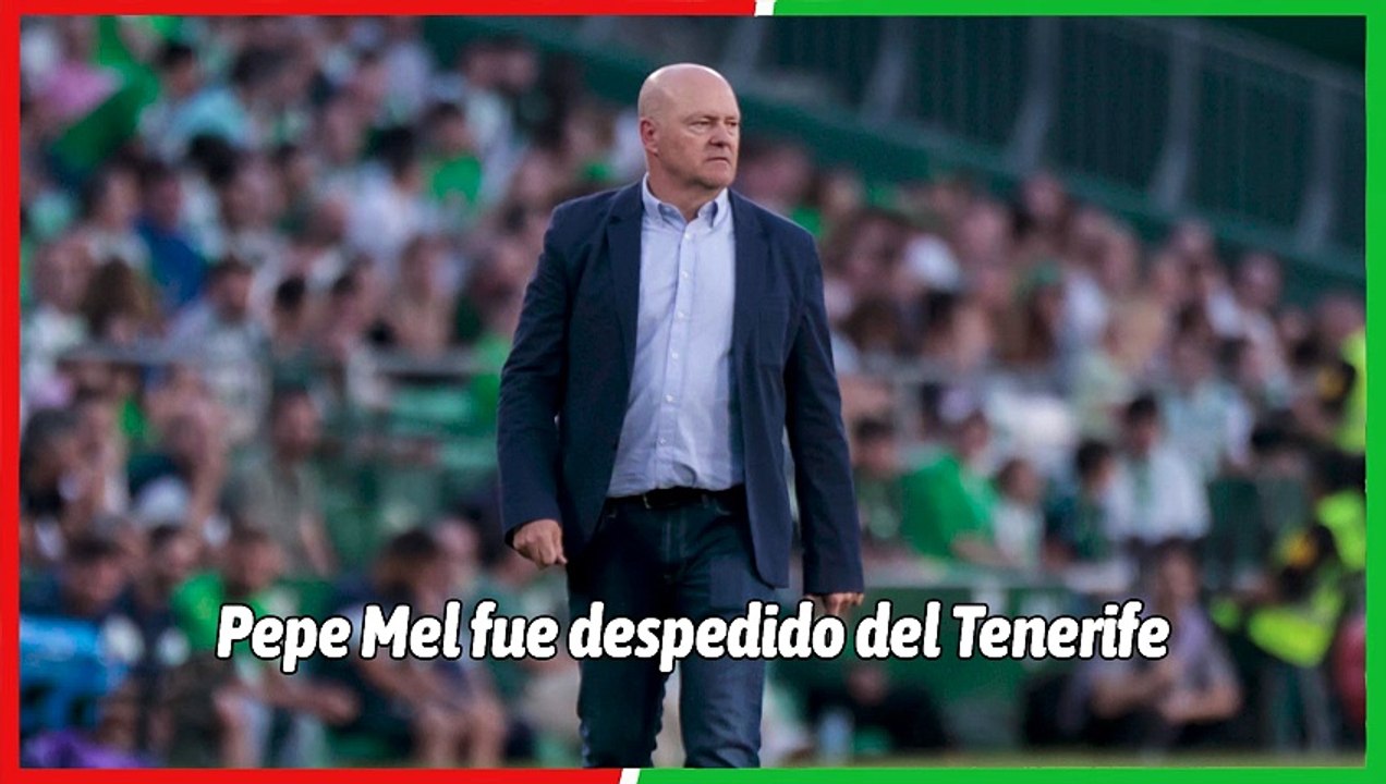 Lección de Pepe Mel al Tenerife