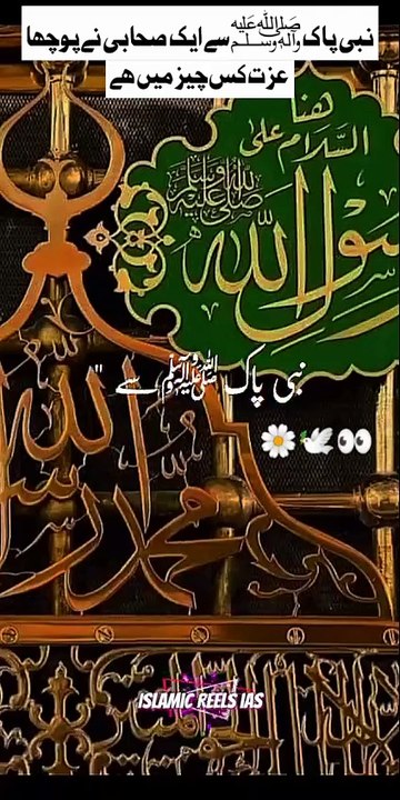 💞عزت کس چیز میں ھے 💞    #islam #islamicreels_ias #madina #makkah  #viral #virareels #trendingreels #trendingvideos #instgaram #instagramreels #facebook #facebookreels #fypシ #fyp #instalike #like #share #follow #monday #30december2024 #shortvideos #short