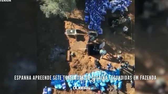 Espanha apreende sete toneladas de cocaína escondidas em fazenda