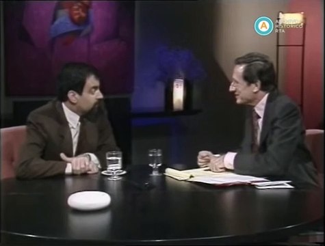 Mariano Grondona y Jorge Lanata conversando de sus lineamientos políticos