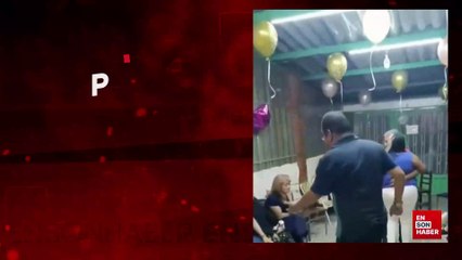 Partide karısını trolleyen adam