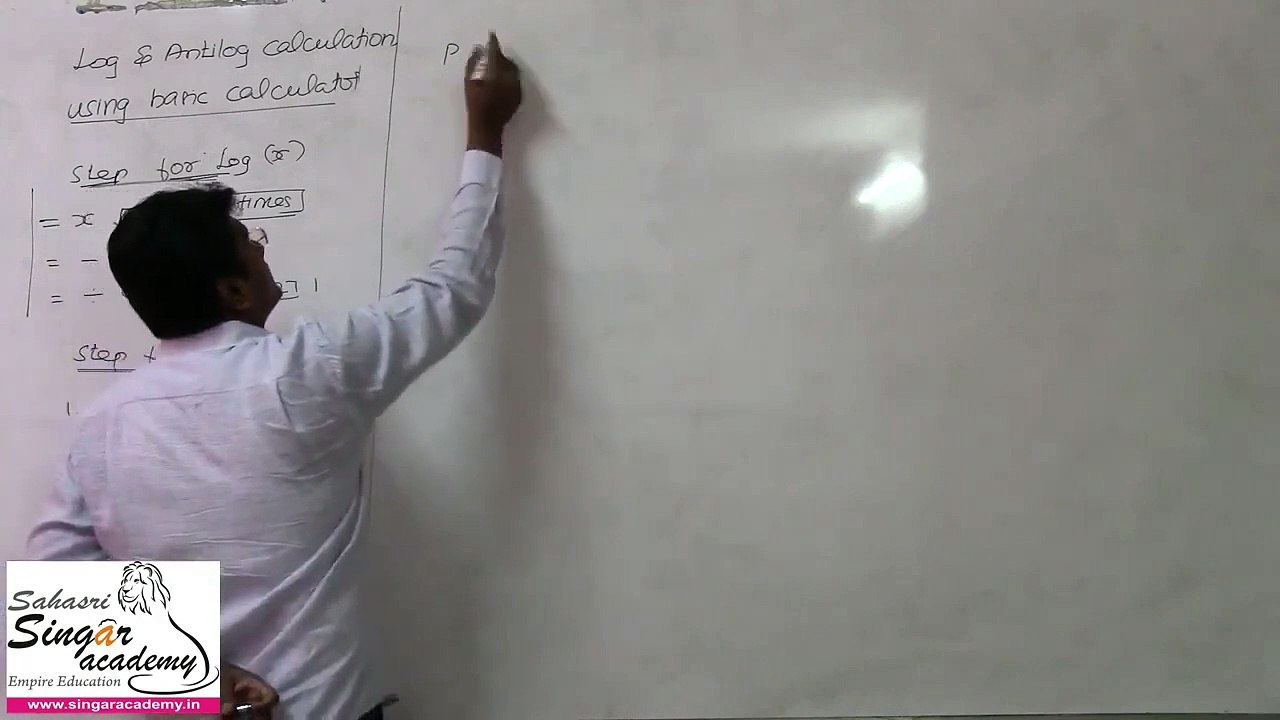 Calculator Tricks - Finding log antilog using basic calculator interest rate calculation