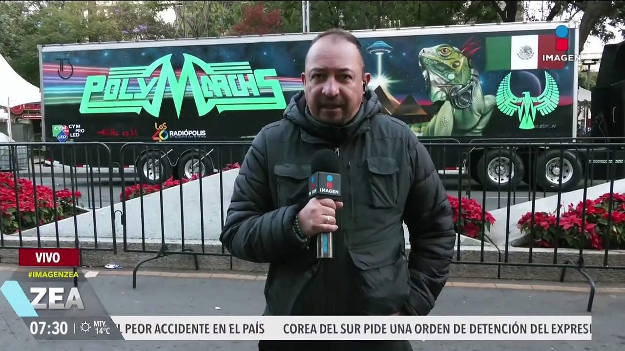 ¡PolyMarchs se alista para darle la bienvenida al 2025 en el Ángel de la Independencia!