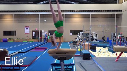 Ellie VS Hayley... Ultimate Gymnastics Competition!