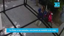 La Plata: a las patadas, una joven se resistió a un robo