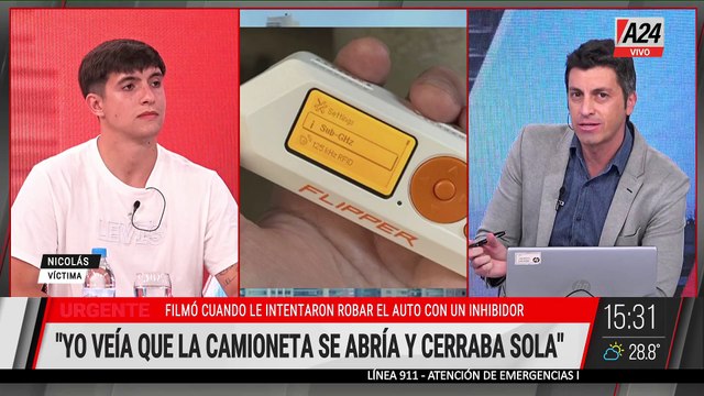 ALERTA: UN JOVEN FILMÓ CUANDO INTENTARON ROBARLE EL AUTO CON UN INHIBIDORES DE SEÑAL