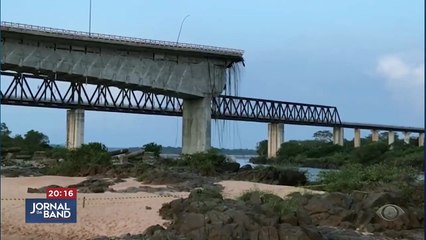 Queda de ponte: Marinha interrompe buscas após estrutura se mover