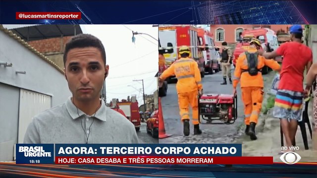 Bombeiros encontram terceiro corpo soterrado em casa em MG