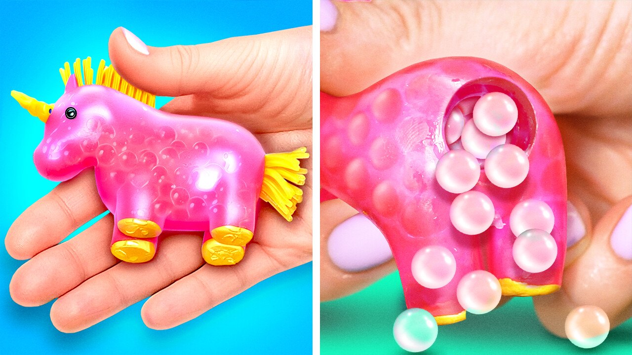 What Inside Squishy Unicorn? 🦄🌈 *Cool Fidget and DIY's For You*