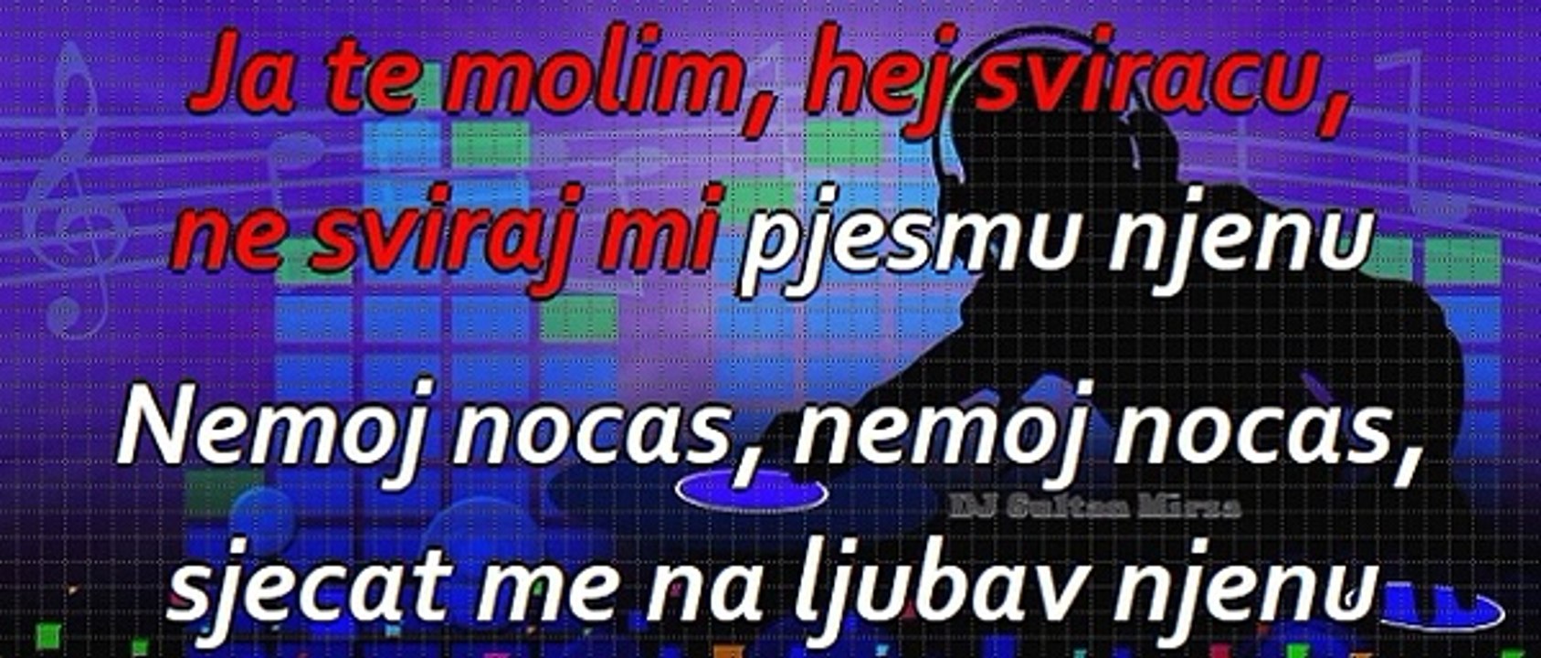 Nemoj tako, hej sviraču - Halid Muslimović (uživo karaoke)