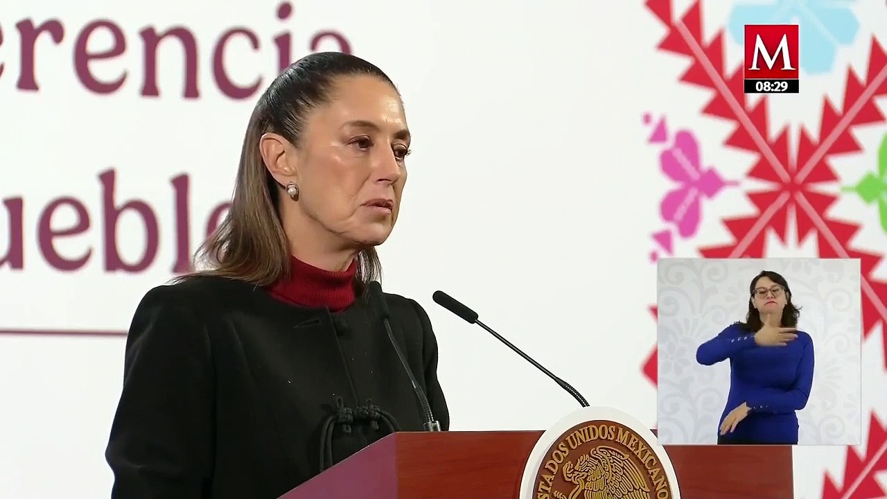 Sheinbaum condena la apología de grupos criminales; menciona el evento de Coalcomán, Michoacán