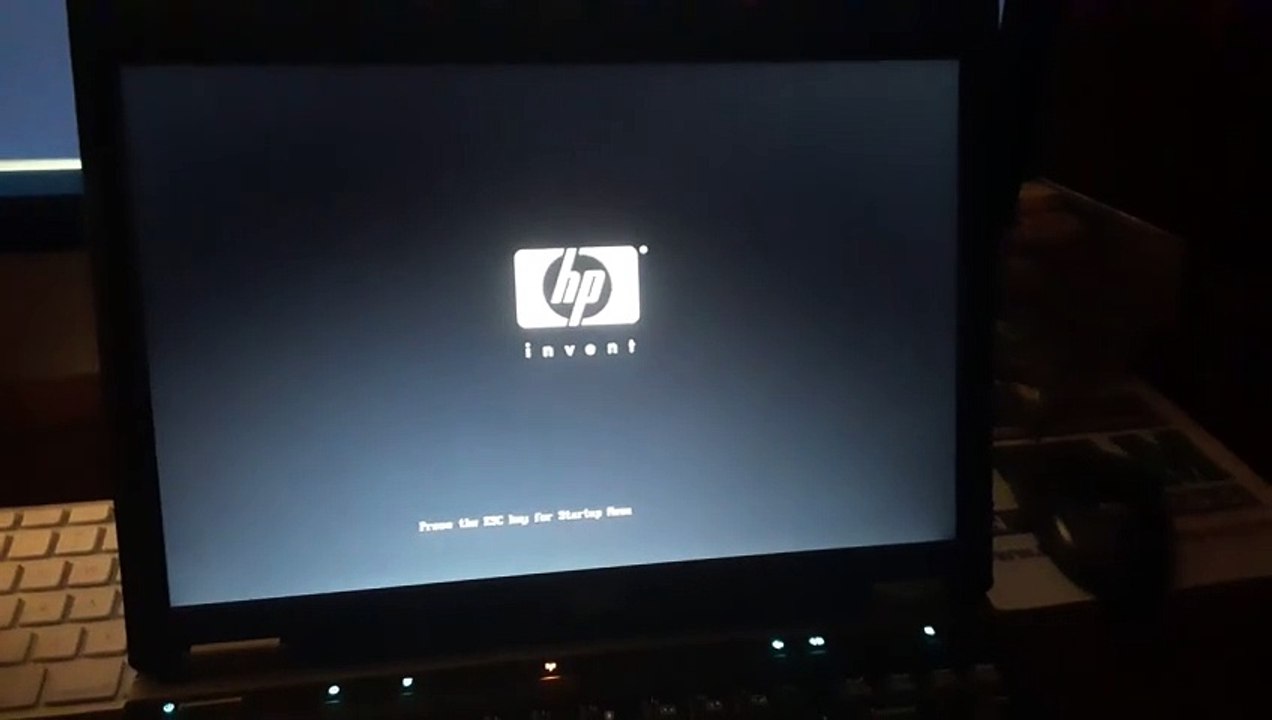 HP 6535b booting into Windows 7