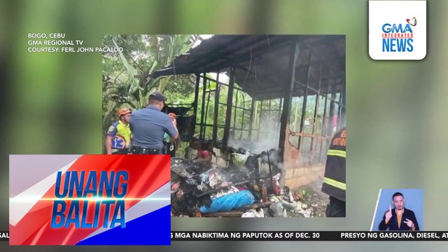 Isang taong gulang na bata, patay sa sunog | Unang Balita