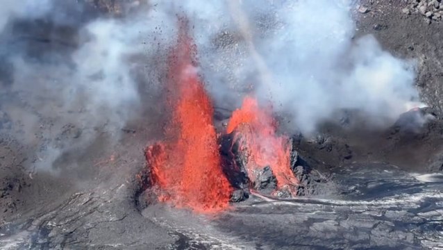 Kilauea eruption intensifies as lava fountains reach 130 feet