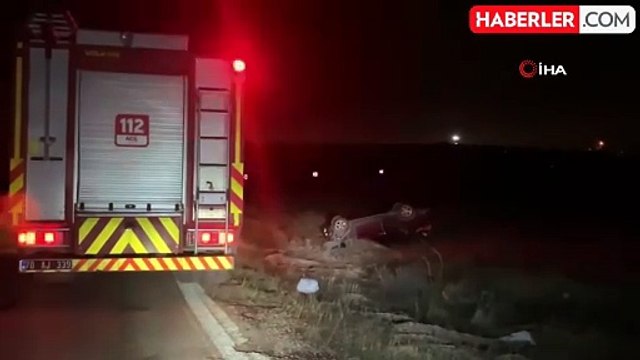 Virajı Alamayan Tofaş Otomobil Şarampole Takla Attı: 1 Yaralı