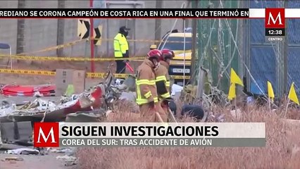 Corea del Sur continúa con la investigación de seguridad en sistema aéreo tras accidente de avión
