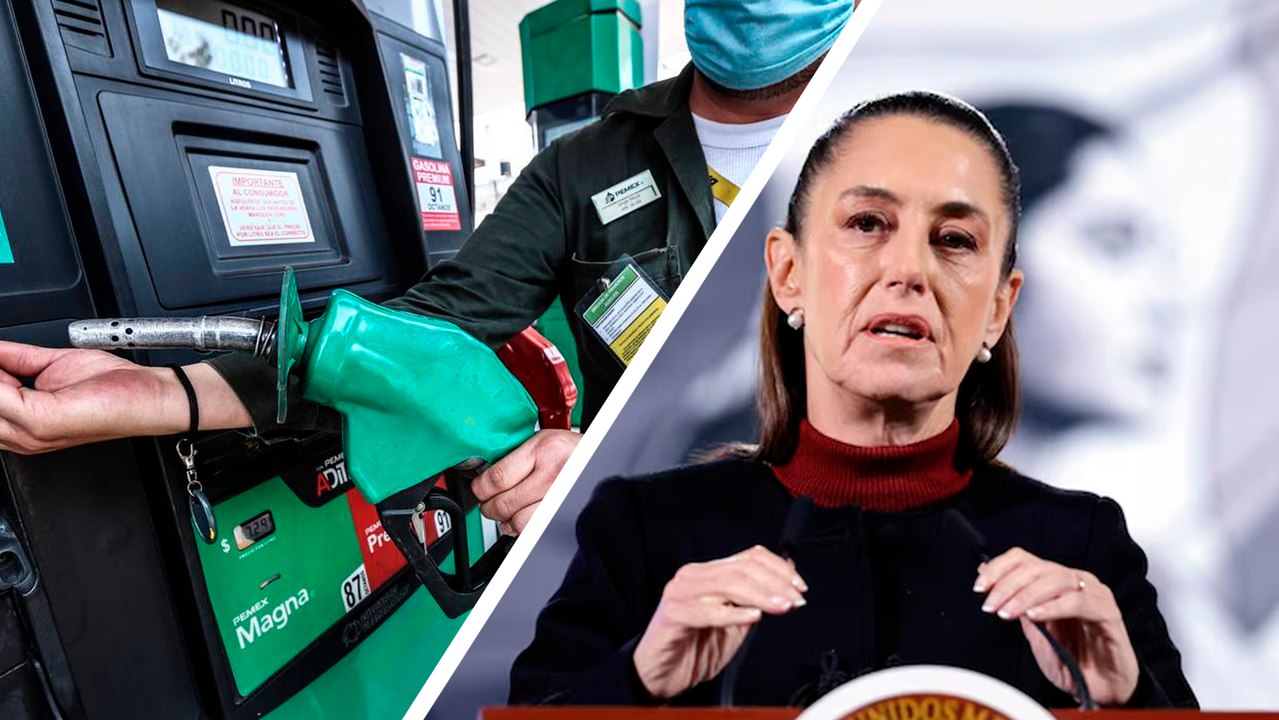 Claudia Sheinbaum niega 'gasolinazo' y asegura que es una ajuste debido a la inflación