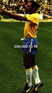 Puma paid Pelé $120,000 to tie his boots