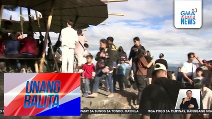 Mga turista, dagsa sa Baguio para pumasyal at doon salubungin ang bagong taon | Unang Balita