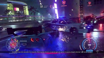 Need for speed heat: Carrera y escape y coordinacion con mi compa