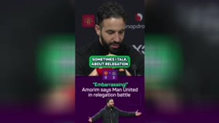 Amorim embarrassed to be Man United boss