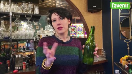 Le mocktail mojito d'hiver par Sylvie Hendrick du Velvet bar à Malmedy