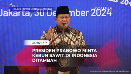 Prabowo Minta Kebun Kelapa Sawit di Indonesia Ditambah: Tak Perlu Takut Deforestasi